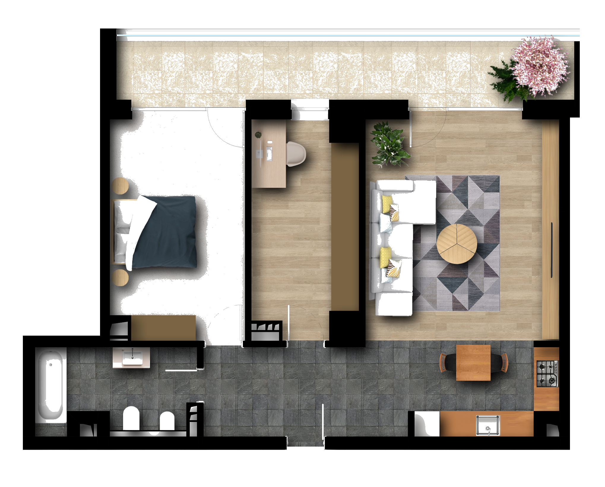 3 camere